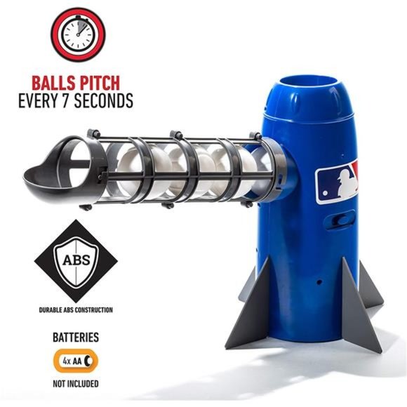 Sports MLB Kids Pitching Machine - POP ROCKET Kids Baseball Trainer - Picture 3 of 6